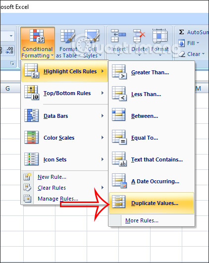 Conditional Formatting in Excel