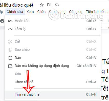 Cách tìm kiếm từ ngữ trong Google Docs - Ảnh minh hoạ 3