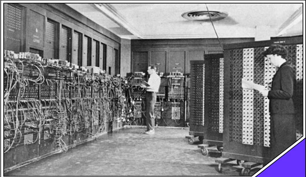 Máy tính ENIAC trong phòng thí nghiệm.