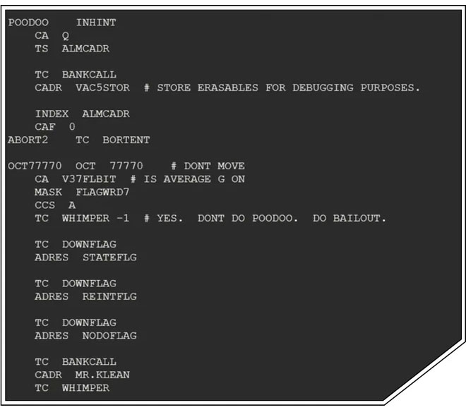 Bailout, dòng code giúp Apollo 11 chinh phục Mặt trăng năm 1969