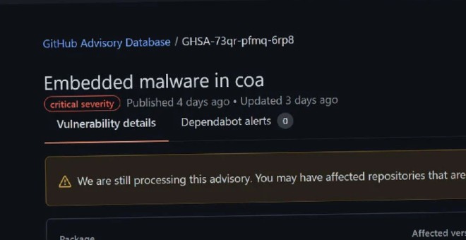 Hai package npm với hơn 22 triệu lượt tải mỗi tuần đã bị hacker backdoor
