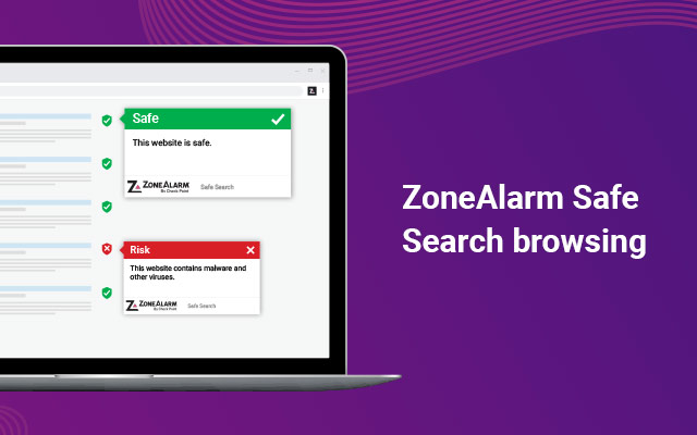 Tìm kiếm an toàn với ZoneAlarm Safe Search
