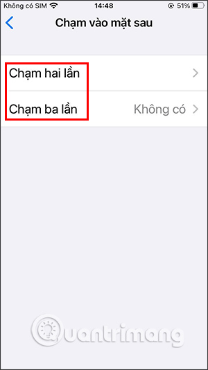 Chọn hành động thực hiện