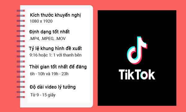 Kích thước video trên Tiktok
