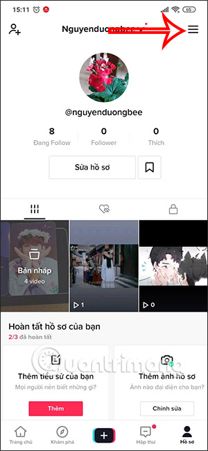 Tiktok Option