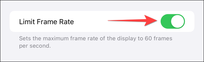Bật "Limit Frame Rate" 