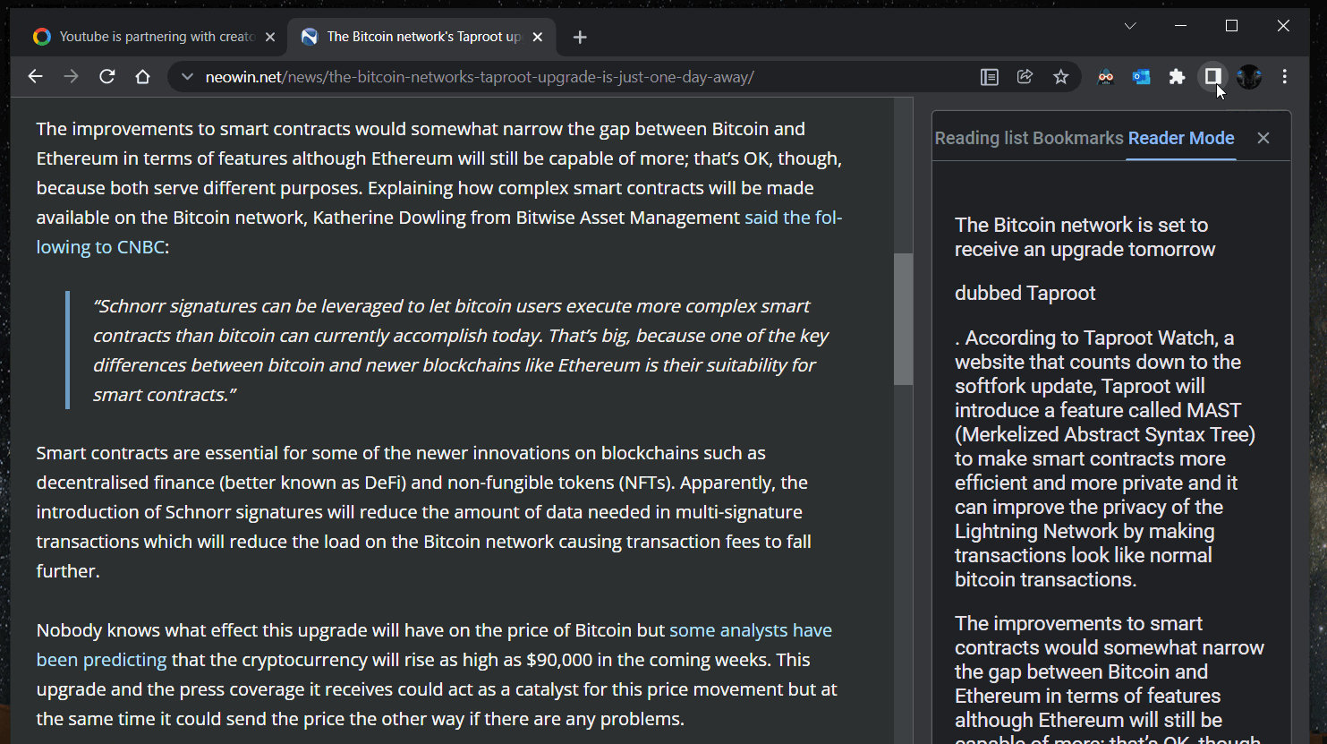 Reader Mode
