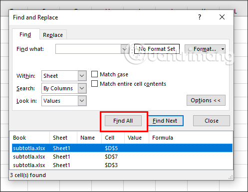 Cách tìm ô trống Excel, tô màu ô trống trong Excel - Ảnh minh hoạ 5