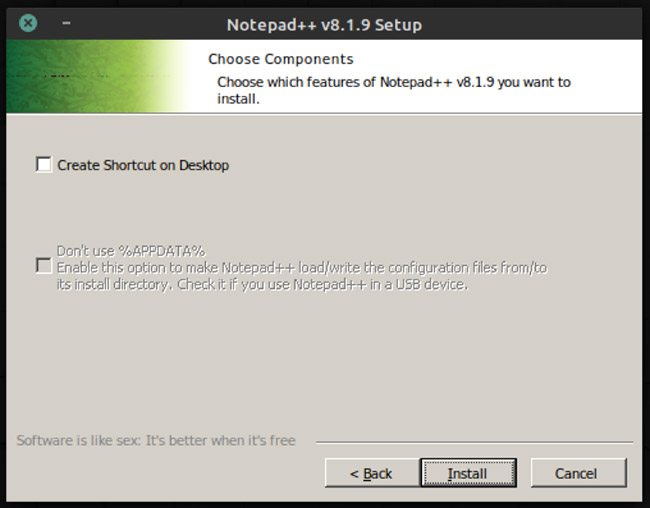 Tạo shortcut cho Notepad++ trên desktop