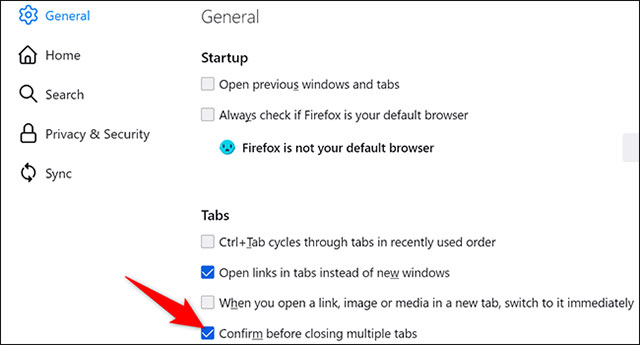 Enable “Confirm Before Closing Multiple Tabs” option