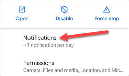 Click on “Notifications” 