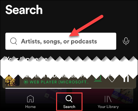 Tìm tài khoản Spotify