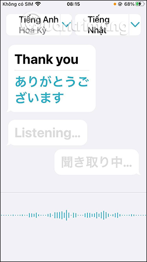 Live conversation translation 