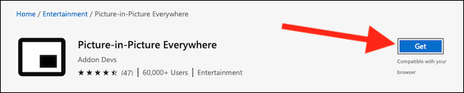 Nhấp vào nút “Get”