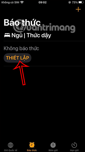 Thiết lập đồng hồ 
