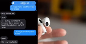 Airpods vẫn thu được âm thanh của dạ dày khi bị nuốt vào bụng