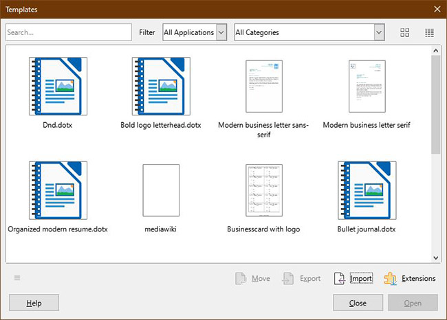 Cách thiết lập LibreOffice Writer chạy giống như Microsoft Word