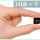 1KB bằng bao nhiêu MB, GB, byte, bit?