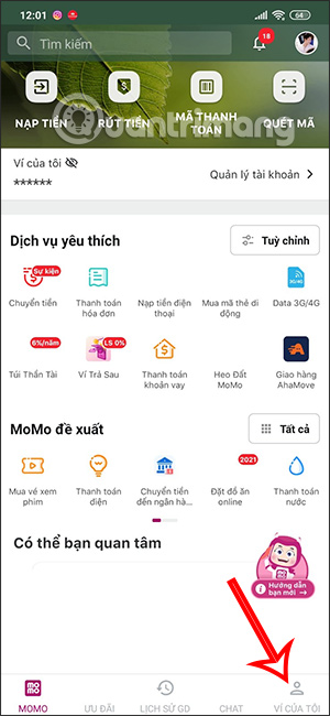 Ví MoMo của bạn