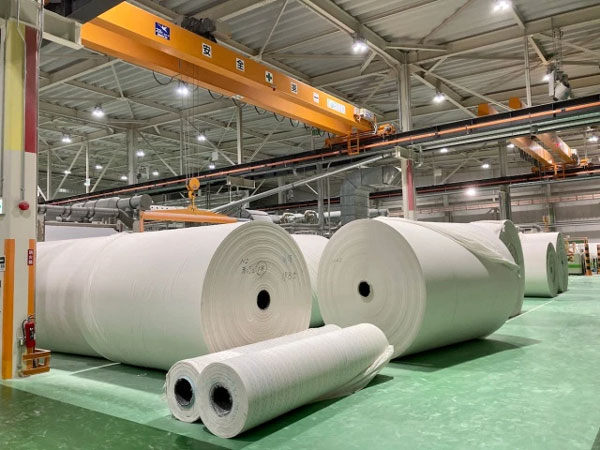 Oversized rolls of 2 . paper