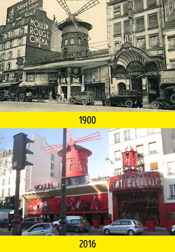 Tiệm hát nổi tiếng "Moulin Rouge", Paris (Pháp) sau 26 năm.