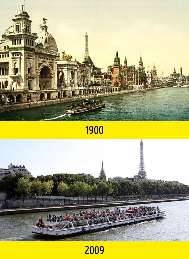 Sông Orsay, Paris (Pháp) sau 109 năm.
