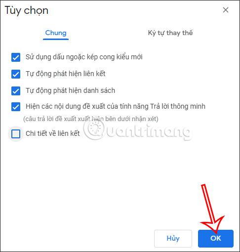 Save changes in Google Docs