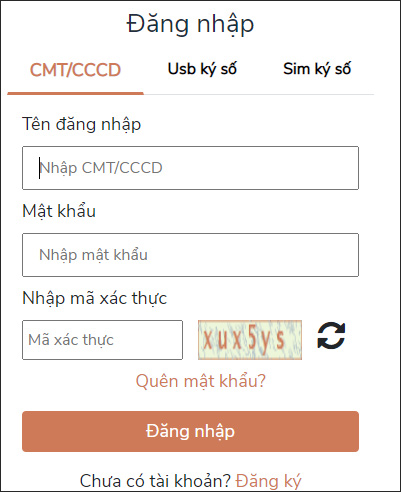 Thông tin Cổng dịch vụ công Quốc gia