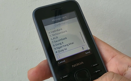 Gửi tiền ngân hàng Mobile Money Viettel