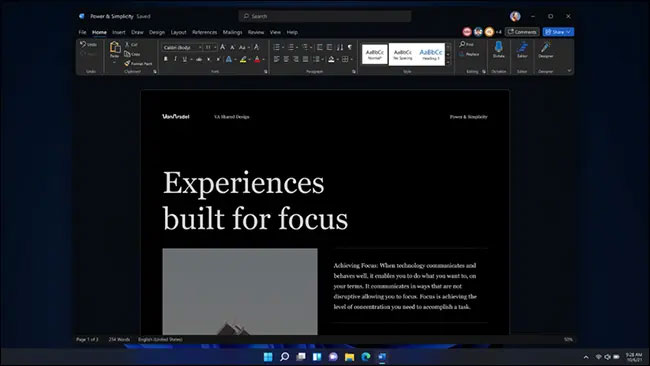 Giao diện mới của Microsoft Office