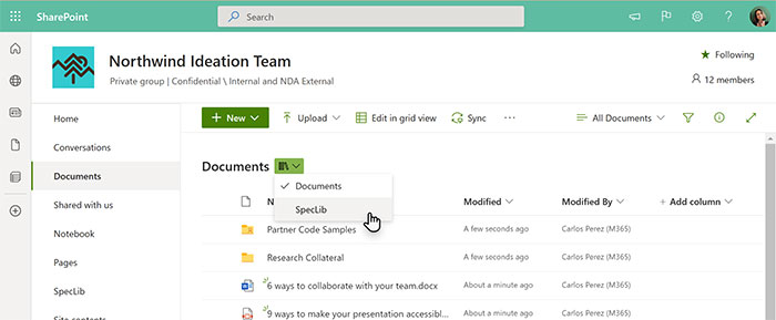 tinh nang chuyen doi thu vien tai lieu sharepoint va onedrive2*192965
