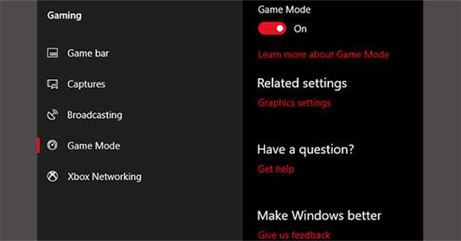 Bật Game Mode sẽ giúp Windows 10 nhanh hơn