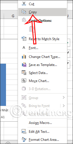 Cách lưu biểu đồ Excel dưới dạng ảnh