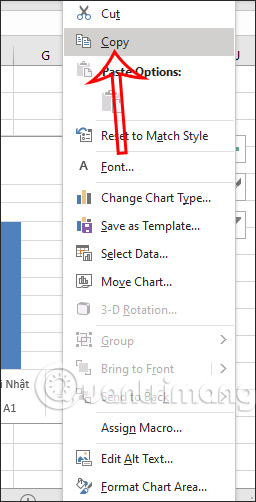 Copy Excel chart