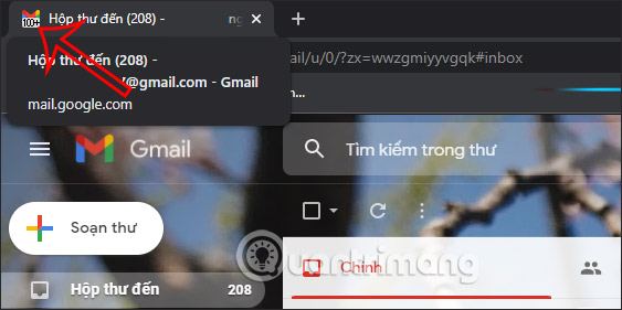 Show number of unread Gmail messages