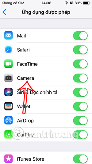 Ứng dụng Camera