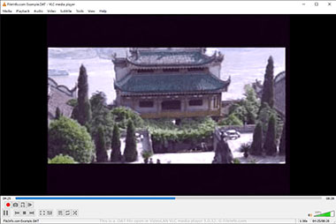 File .dat nhập trình trừng trị nhiều phương tiện đi lại VideoLAN VLC 3.0.12