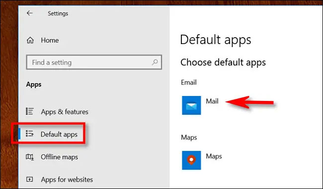 Cách Thay Đổi Ứng Dụng Thư Mặc Định Trong Windows 10 - HUY AN PHÁT