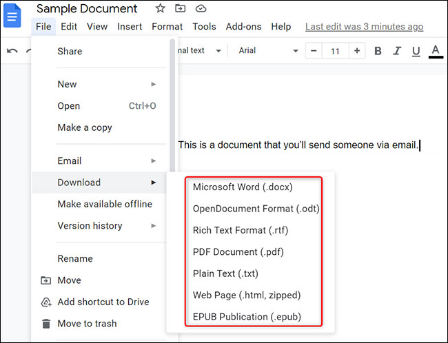 Cách gửi tài liệu Google Docs trực tiếp dưới dạng email - Ảnh minh hoạ 3