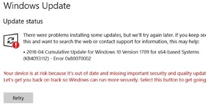 Cách sửa lỗi Windows Update mã 0x80070002