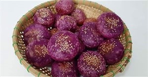 Cách làm bánh khoai lang tím chiên giòn thơm ngon và hấp dẫn