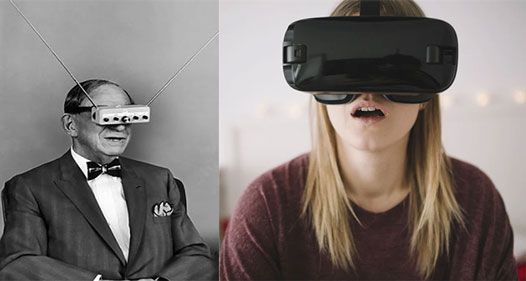 Kính mắt tivi và tai nghe VR