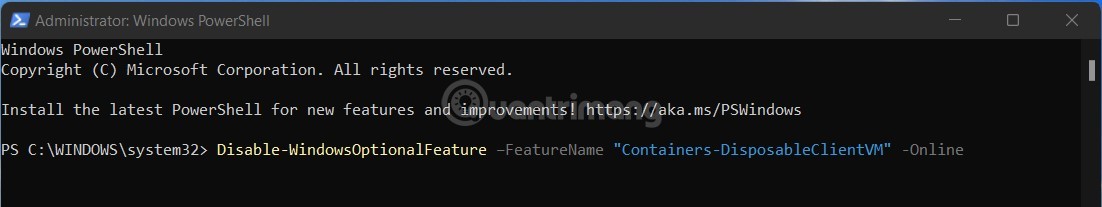 Cách kích hoạt Windows Sandbox trên Windows 11