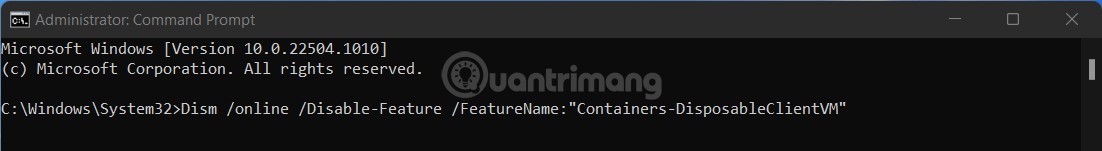 Cách kích hoạt Windows Sandbox trên Windows 11