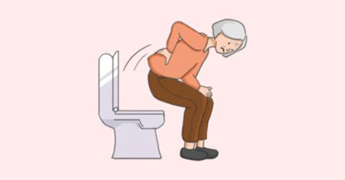 Đứng dậy ngay sau khi ngồi vệ sinh lâu gây chóng mặt