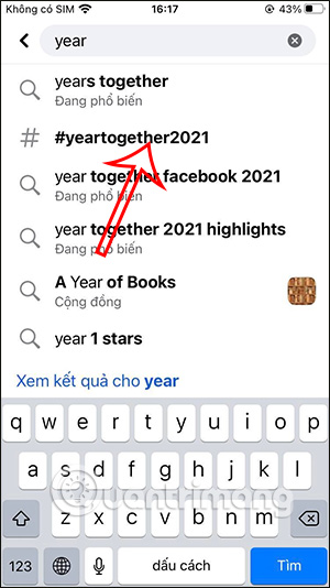 Cách nhìn lại một năm 2021 bằng Year Together Facebook