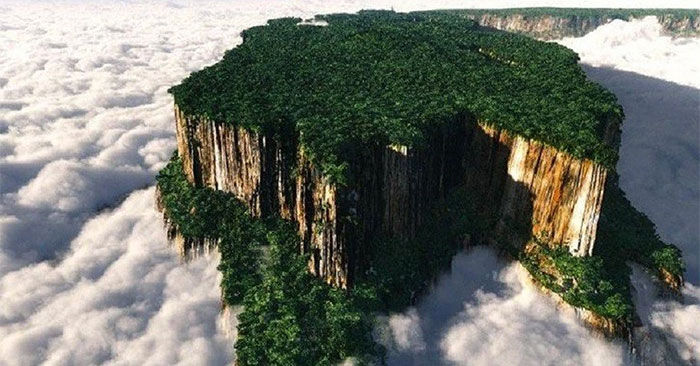 Tepui là dãy núi gồm những đỉnh núi phẳng