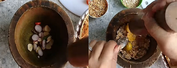 Trộn nguyên liệu