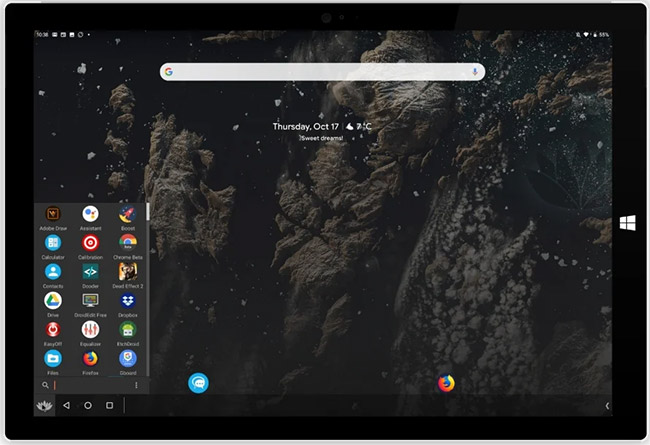 Bliss OS – Tablet
