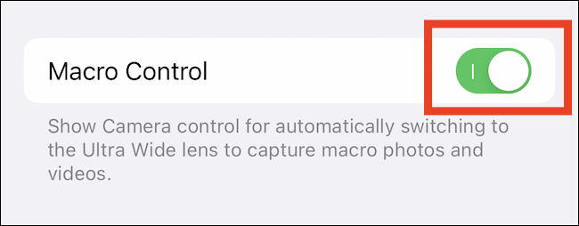 Kích hoạt tính năng “Macro Control”